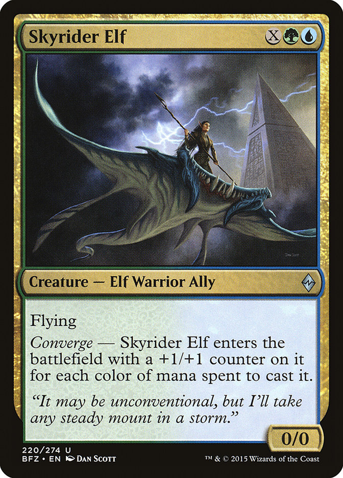 Skyrider Elf [Battle for Zendikar] | Pegasus Games WI