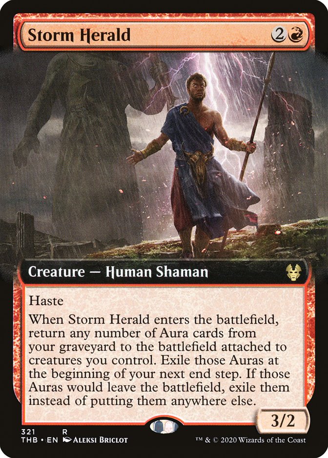 Storm Herald (Extended Art) [Theros Beyond Death] | Pegasus Games WI