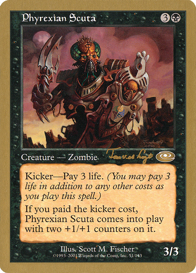 Phyrexian Scuta (Tom van de Logt) [World Championship Decks 2001] | Pegasus Games WI