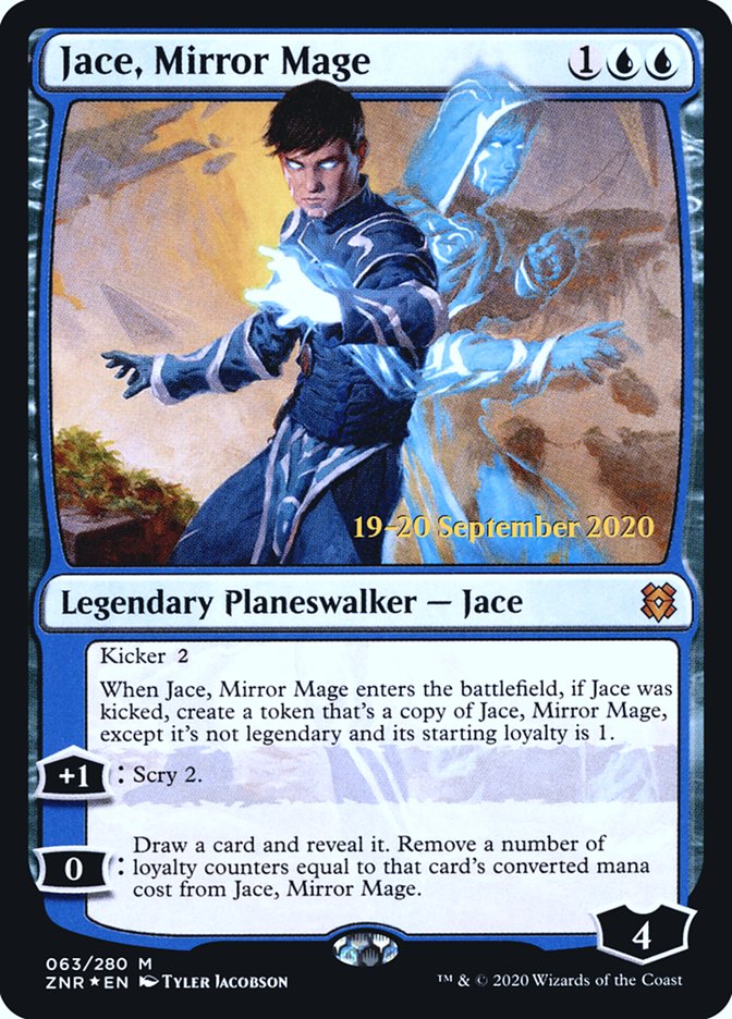 Jace, Mirror Mage [Zendikar Rising Prerelease Promos] | Pegasus Games WI