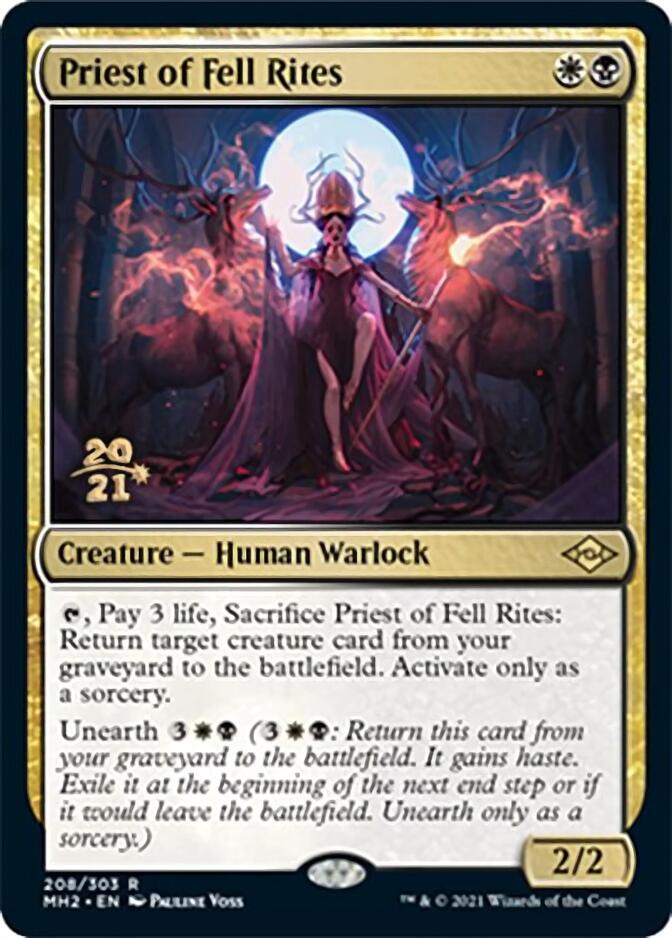 Priest of Fell Rites [Modern Horizons 2 Prerelease Promos] | Pegasus Games WI