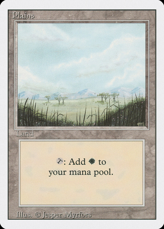 Plains (Trees on Plain / Signature on Right) [Revised Edition] | Pegasus Games WI
