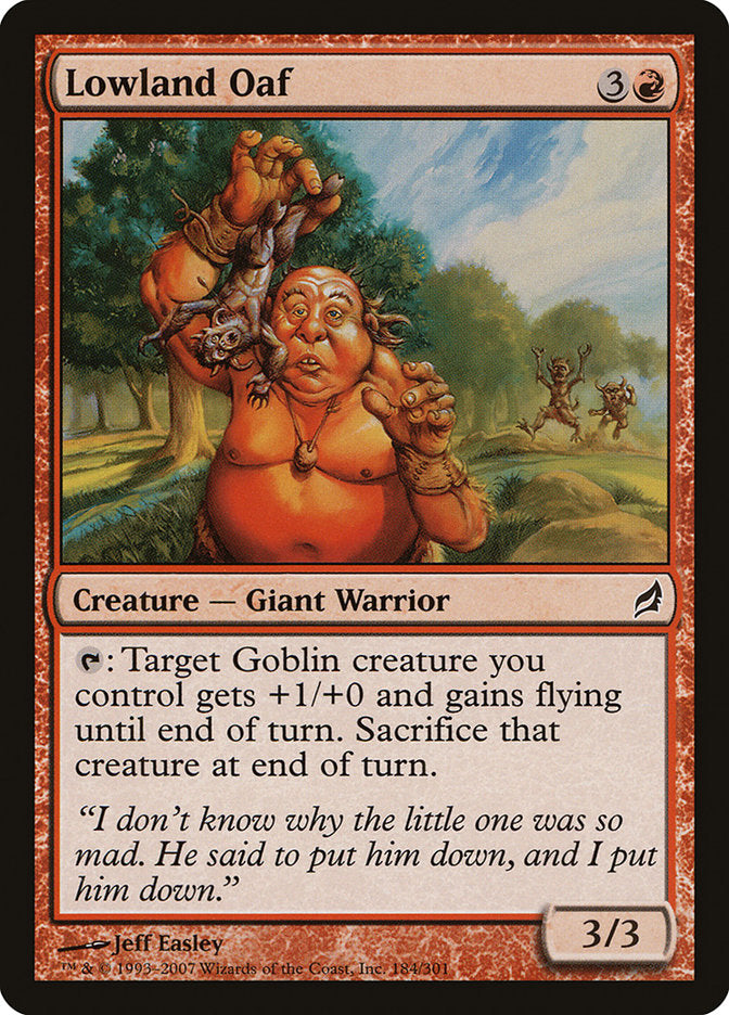 Lowland Oaf [Lorwyn] | Pegasus Games WI