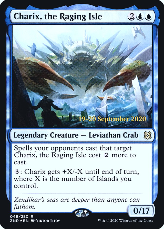 Charix, the Raging Isle [Zendikar Rising Prerelease Promos] | Pegasus Games WI