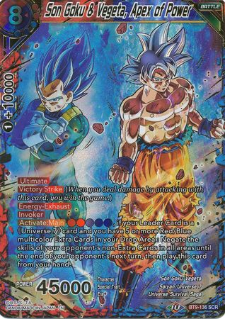 Son Goku & Vegeta, Apex of Power [BT9-136] | Pegasus Games WI