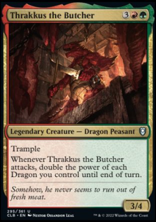 Thrakkus the Butcher [Commander Legends: Battle for Baldur's Gate] | Pegasus Games WI