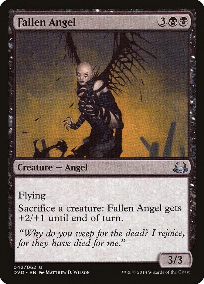 Fallen Angel (Divine vs. Demonic) [Duel Decks Anthology] | Pegasus Games WI
