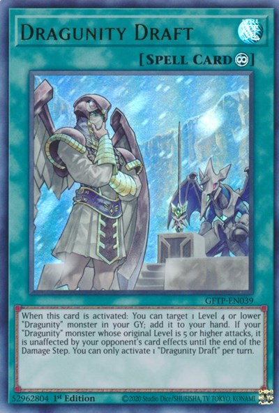 Dragunity Draft [GFTP-EN039] Ultra rare | Pegasus Games WI