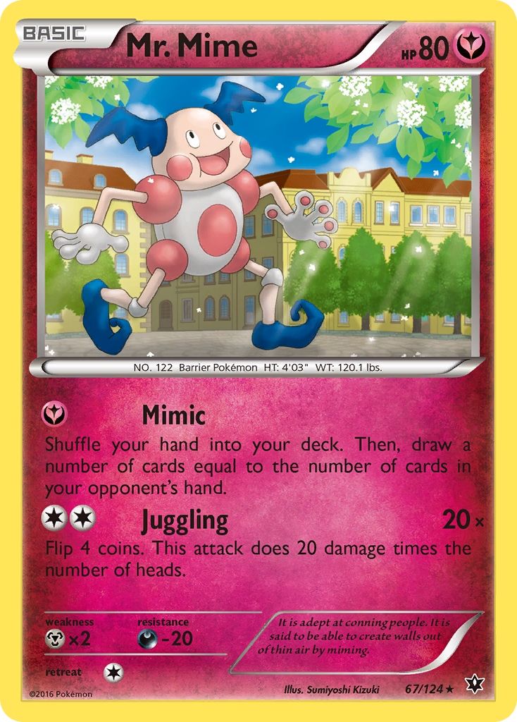 Mr. Mime (67/124) [XY: Fates Collide] | Pegasus Games WI