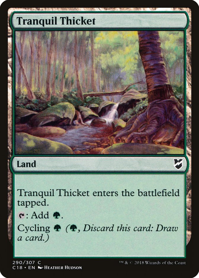 Tranquil Thicket [Commander 2018] | Pegasus Games WI