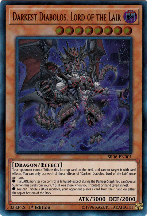 Darkest Diabolos, Lord of the Lair [SR06-EN001] Ultra Rare | Pegasus Games WI