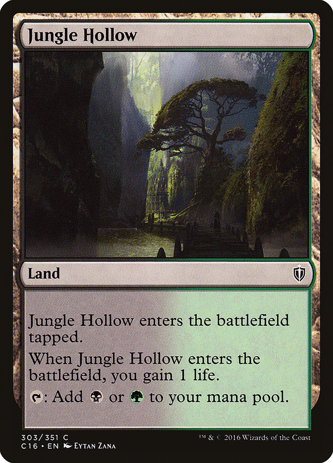 Jungle Hollow [Commander 2016] | Pegasus Games WI
