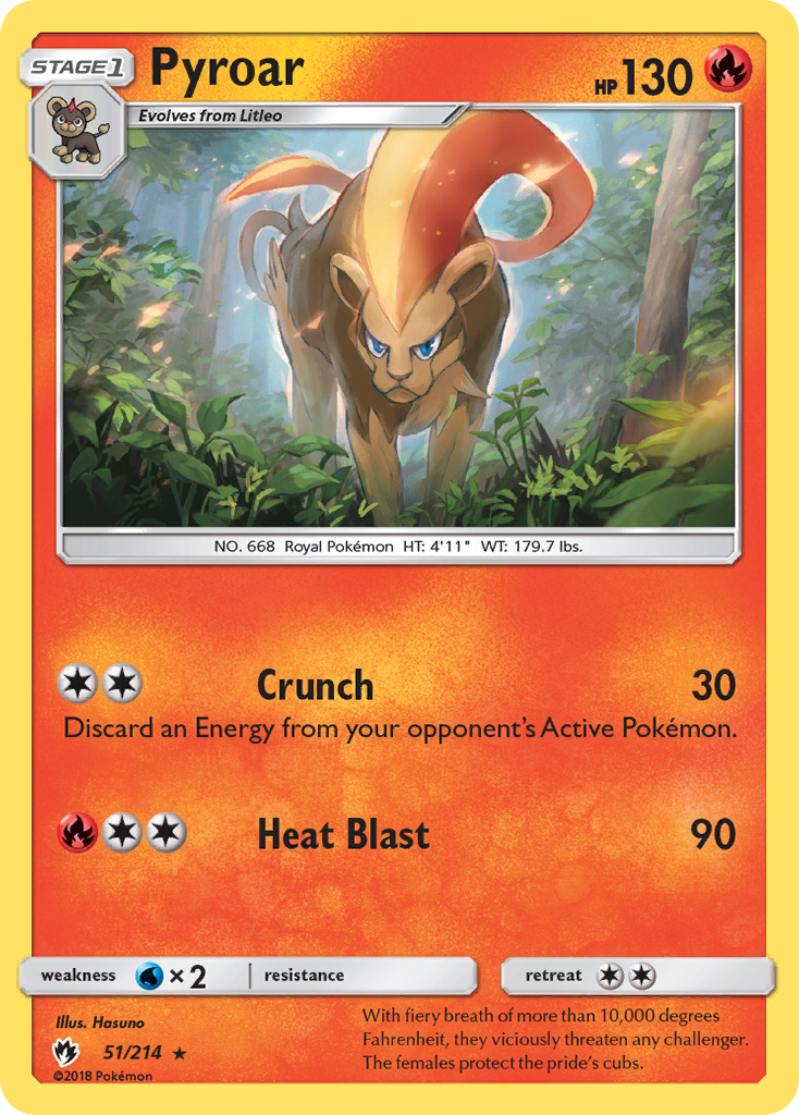Pyroar (51/214) [Sun & Moon: Lost Thunder] | Pegasus Games WI