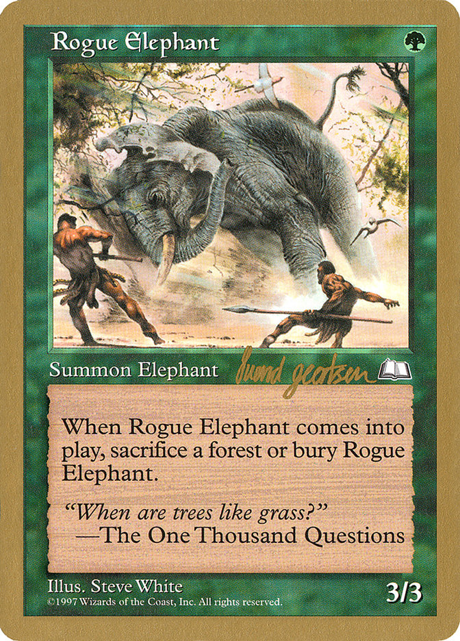 Rogue Elephant (Svend Geertsen) [World Championship Decks 1997] | Pegasus Games WI