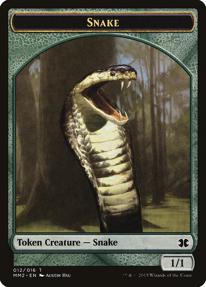 Snake Token [Modern Masters 2015 Tokens] | Pegasus Games WI