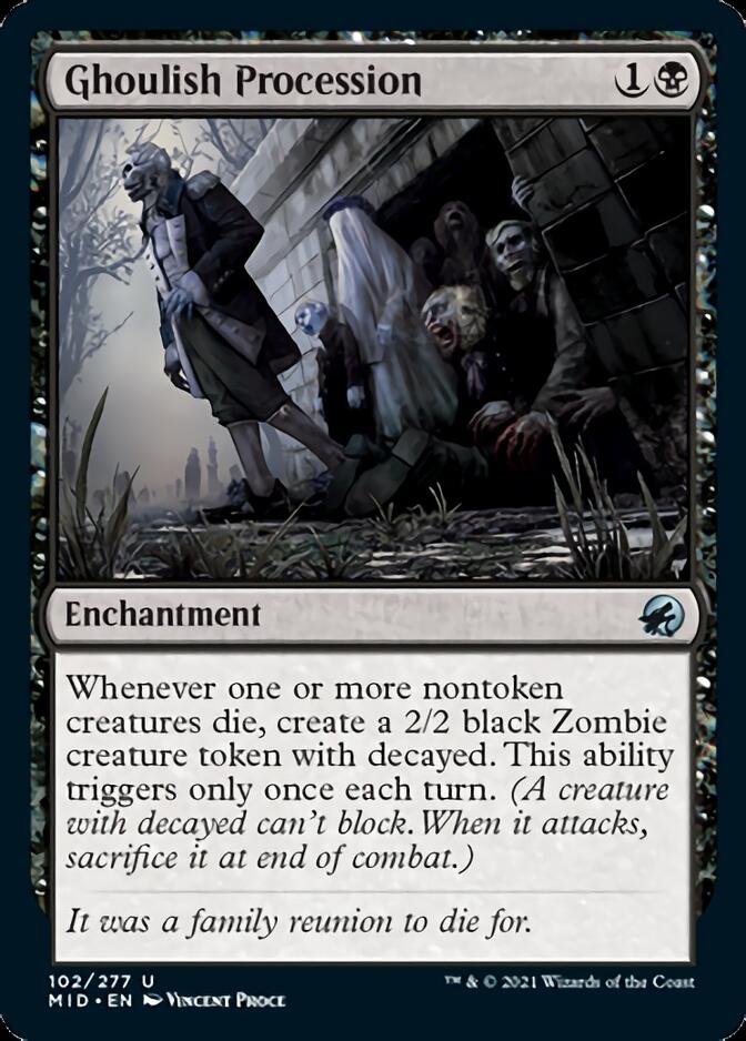 Ghoulish Procession [Innistrad: Midnight Hunt] | Pegasus Games WI