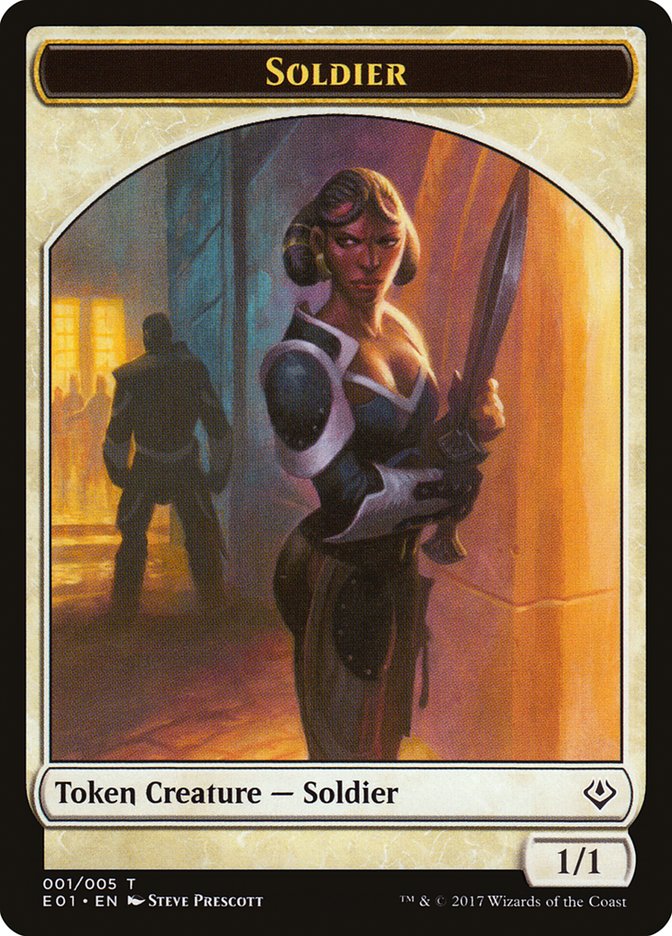 Soldier Token [Archenemy: Nicol Bolas Tokens] | Pegasus Games WI