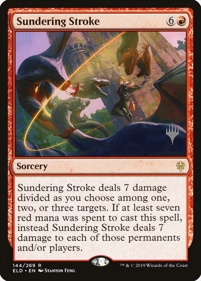 Sundering Stroke (Promo Pack) [Throne of Eldraine Promos] | Pegasus Games WI