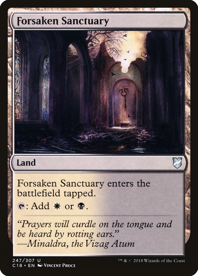 Forsaken Sanctuary [Commander 2018] | Pegasus Games WI