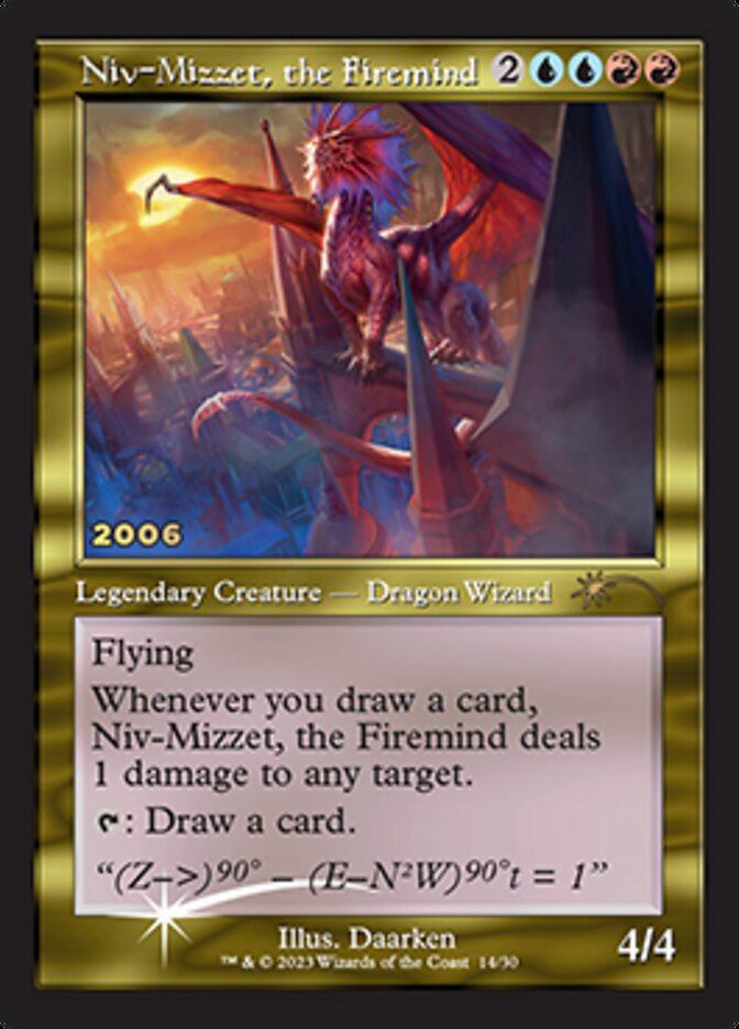 Niv-Mizzet, the Firemind [30th Anniversary Promos] | Pegasus Games WI