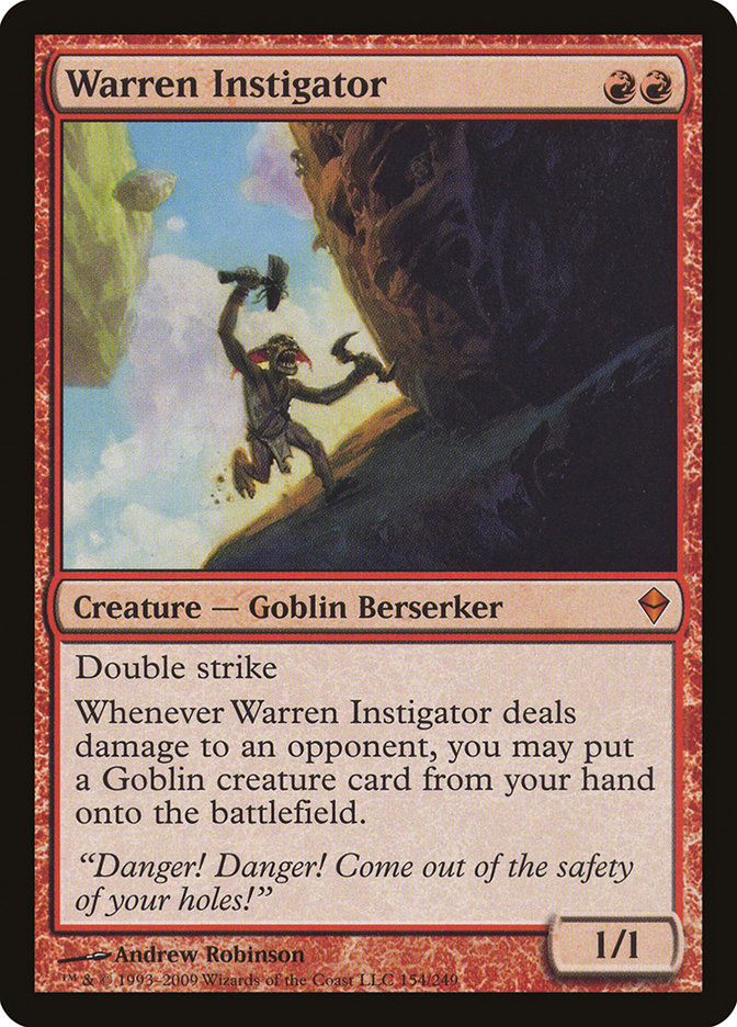 Warren Instigator [Zendikar] | Pegasus Games WI