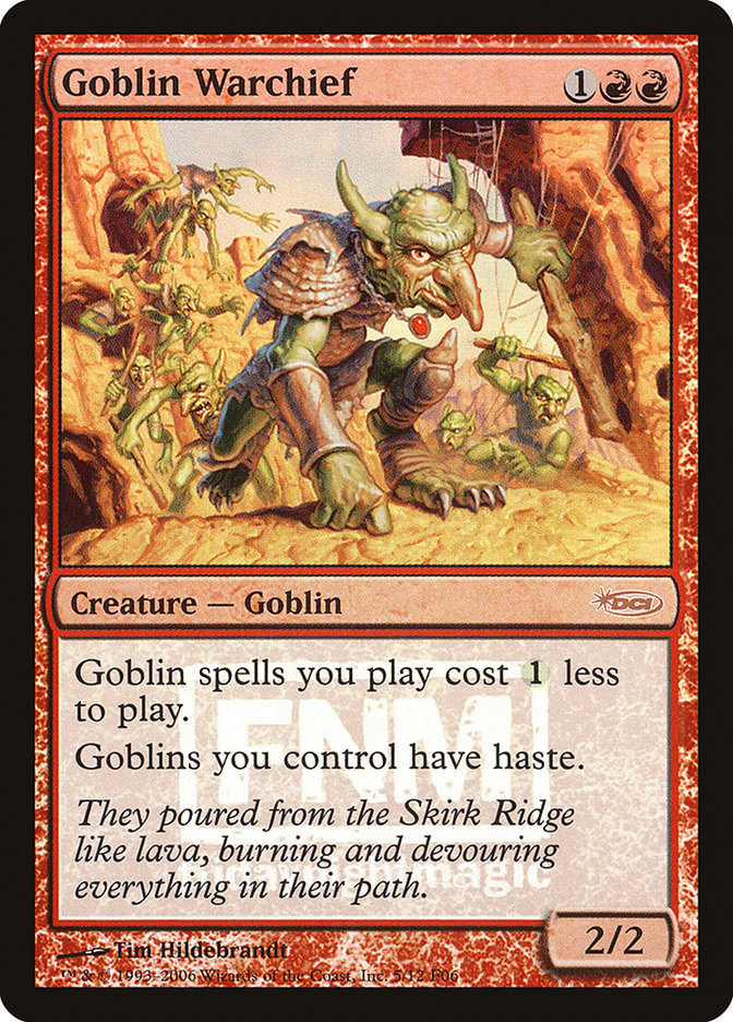 Goblin Warchief [Friday Night Magic 2006] | Pegasus Games WI