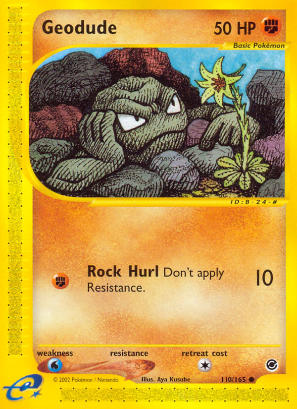 Geodude (110/165) [Expedition: Base Set] | Pegasus Games WI