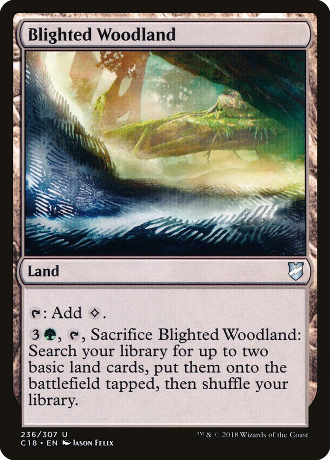 Blighted Woodland [Commander 2018] | Pegasus Games WI