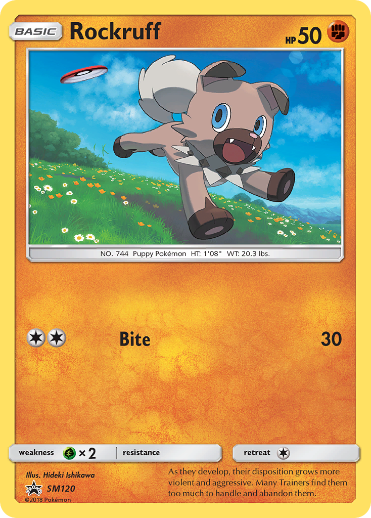 Rockruff (SM120) [Sun & Moon: Black Star Promos] | Pegasus Games WI