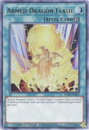 Armed Dragon Flash [BLVO-ENSP1] Ultra Rare | Pegasus Games WI