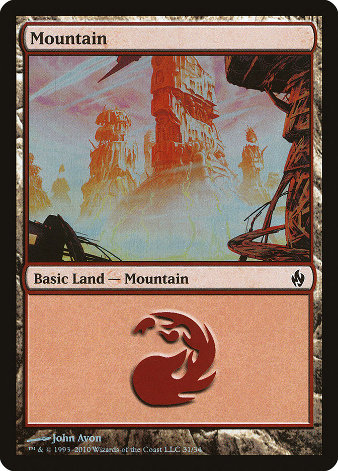 Mountain (31) [Premium Deck Series: Fire and Lightning] | Pegasus Games WI