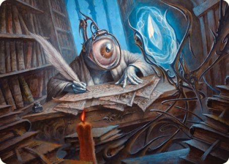 Unblinking Observer Art Card [Innistrad: Midnight Hunt Art Series] | Pegasus Games WI