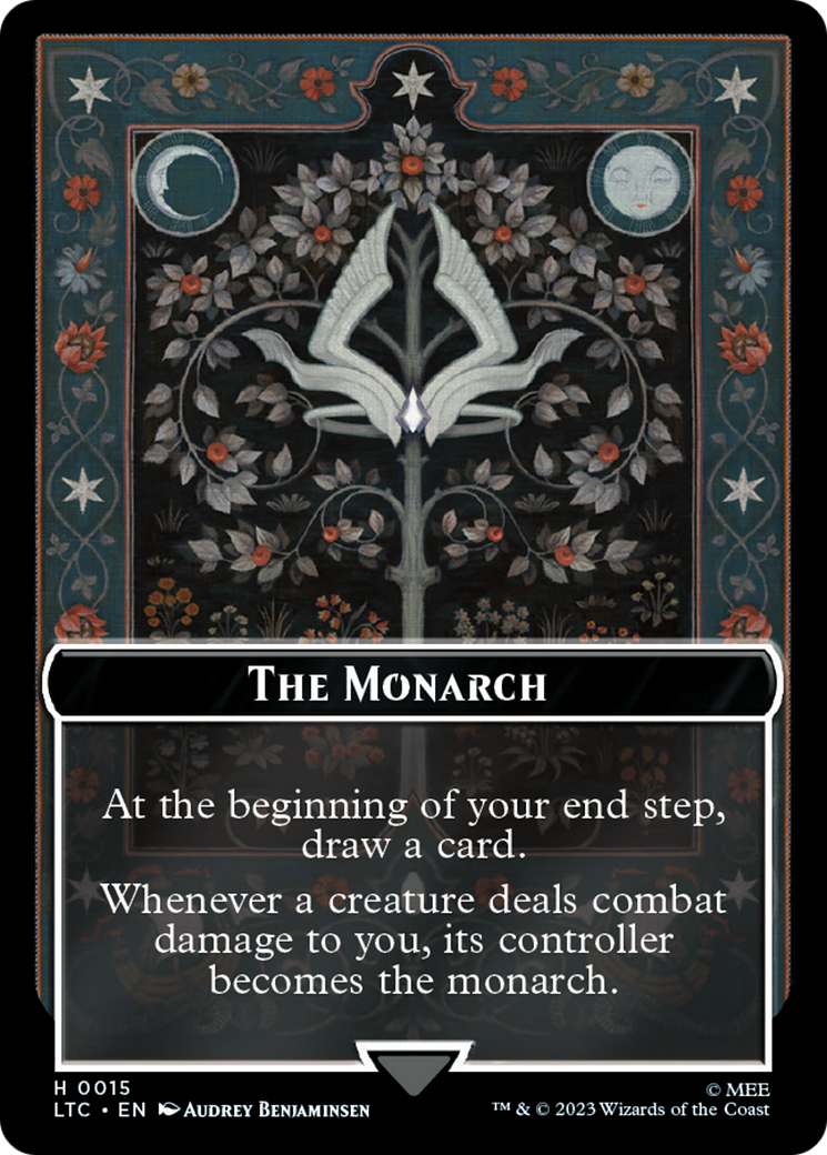 The Monarch // Treasure Double-Sided Token [The Lord of the Rings: Tales of Middle-Earth Commander Tokens] | Pegasus Games WI