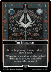 The Monarch // Treasure Double-Sided Token [The Lord of the Rings: Tales of Middle-Earth Commander Tokens] | Pegasus Games WI