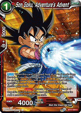 Son Goku, Adventure's Advent (BT17-008) [Ultimate Squad] | Pegasus Games WI