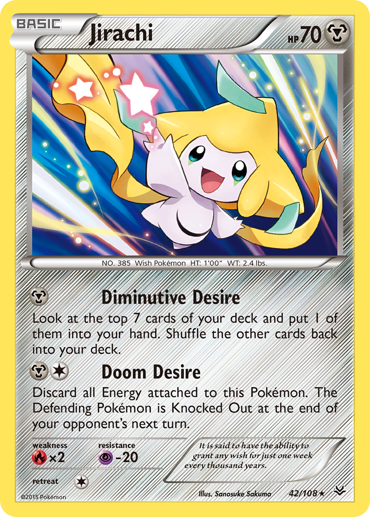 Jirachi (42/108) [XY: Roaring Skies] | Pegasus Games WI