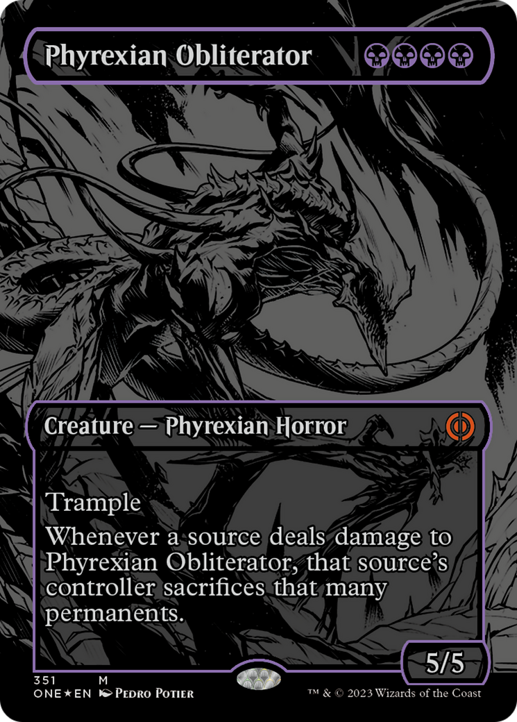 Phyrexian Obliterator (Oil Slick Raised Foil) [Phyrexia: All Will Be One] | Pegasus Games WI