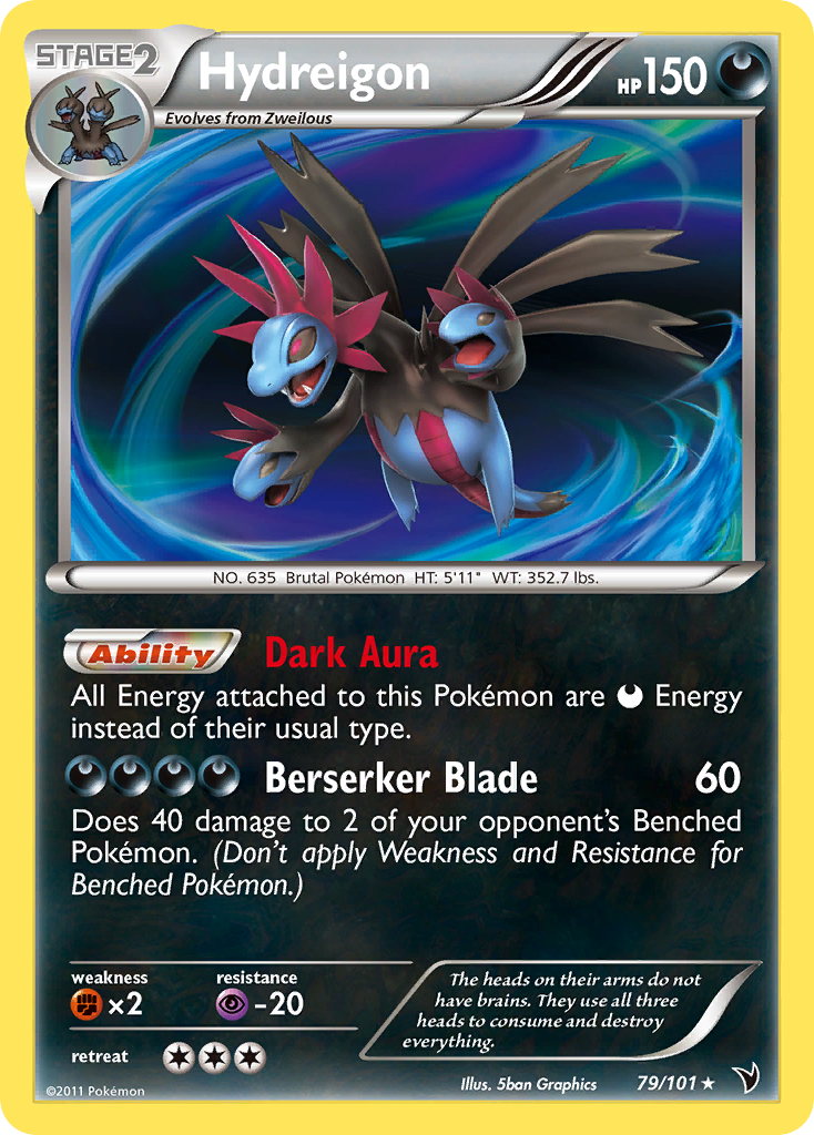 Hydreigon (79/101) [Black & White: Noble Victories] | Pegasus Games WI