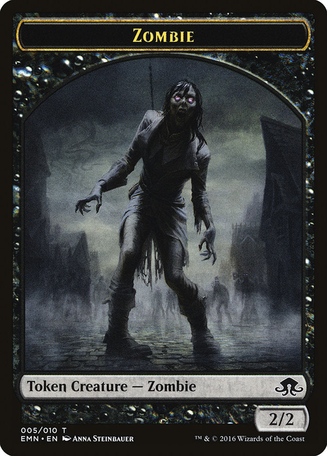 Zombie Token (005/010) [Eldritch Moon Tokens] | Pegasus Games WI