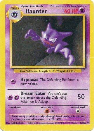 Haunter (29/102) [Base Set Unlimited] | Pegasus Games WI