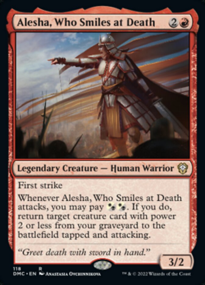 Alesha, Who Smiles at Death [Dominaria United Commander] | Pegasus Games WI