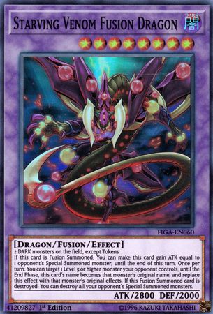 Starving Venom Fusion Dragon [FIGA-EN060] Super Rare | Pegasus Games WI