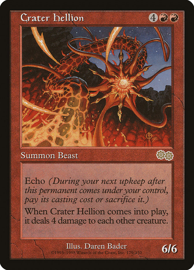 Crater Hellion [Urza's Saga] | Pegasus Games WI