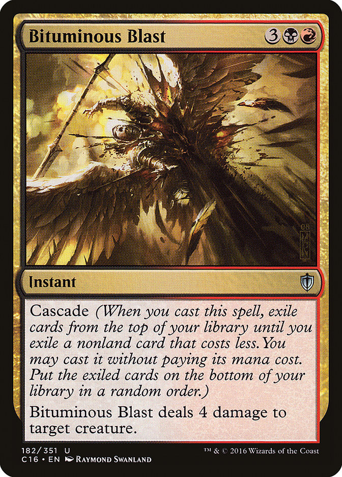 Bituminous Blast [Commander 2016] | Pegasus Games WI