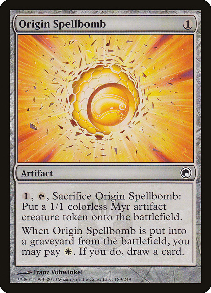Origin Spellbomb [Scars of Mirrodin] | Pegasus Games WI