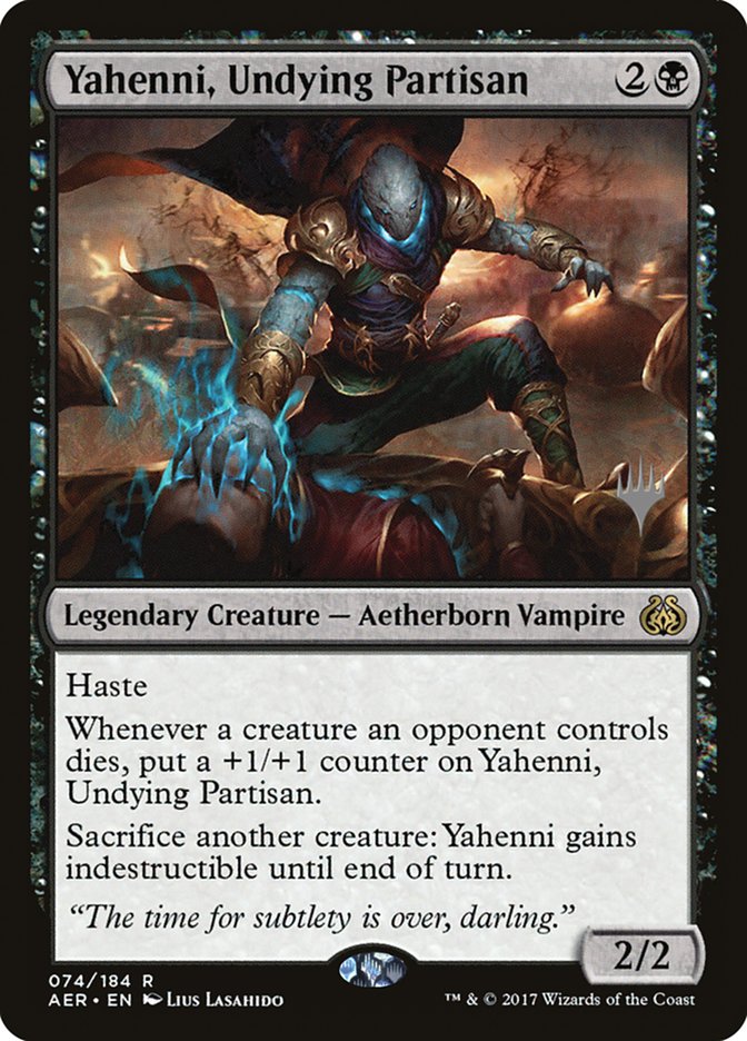 Yahenni, Undying Partisan (Promo Pack) [Aether Revolt Promos] | Pegasus Games WI