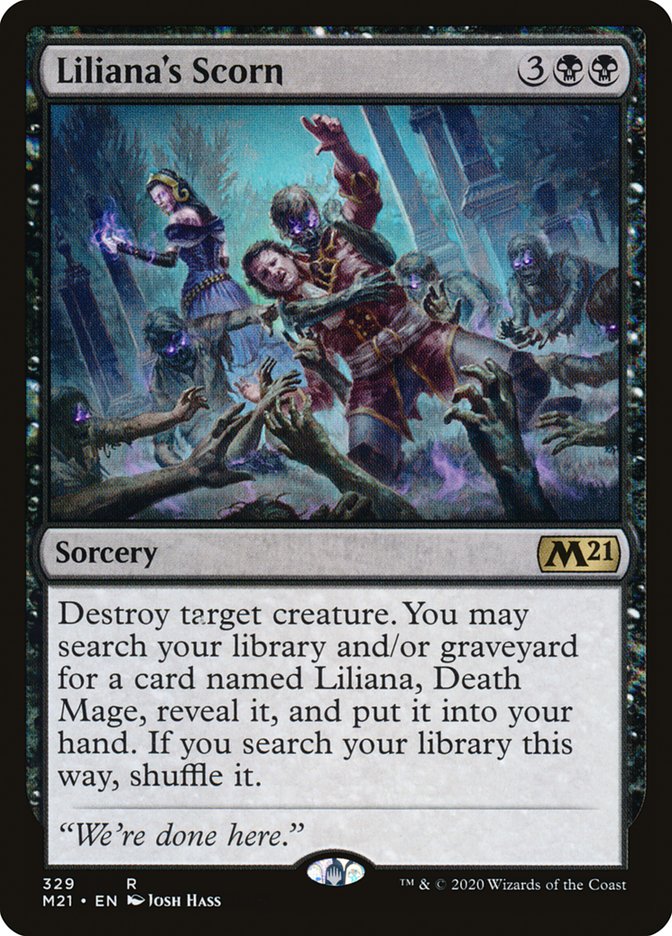 Liliana's Scorn [Core Set 2021] | Pegasus Games WI