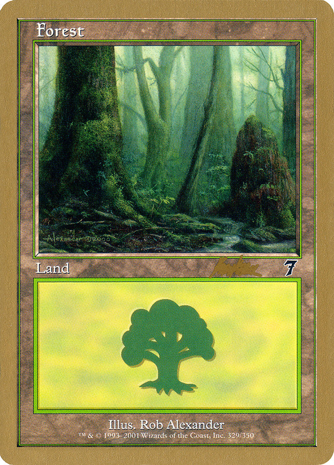 Forest (329) (Brian Kibler) [World Championship Decks 2002] | Pegasus Games WI