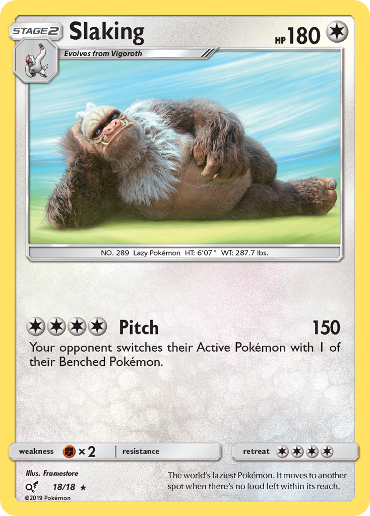 Slaking (18/18) [Sun & Moon: Detective Pikachu] | Pegasus Games WI