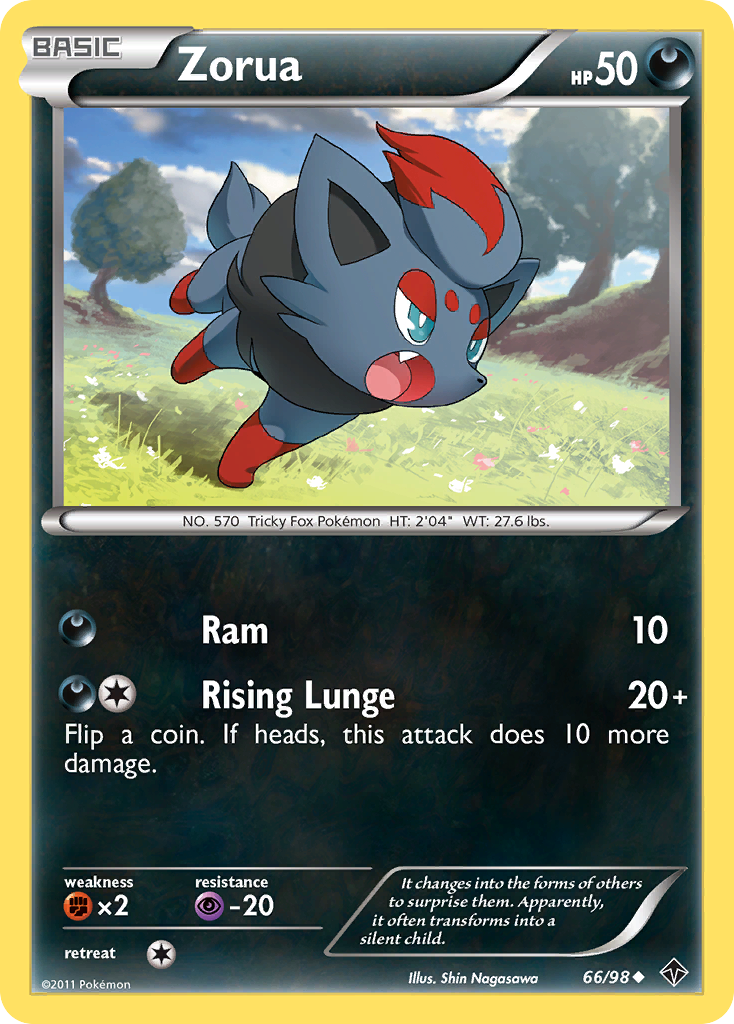 Zorua (66/98) [Black & White: Emerging Powers] | Pegasus Games WI